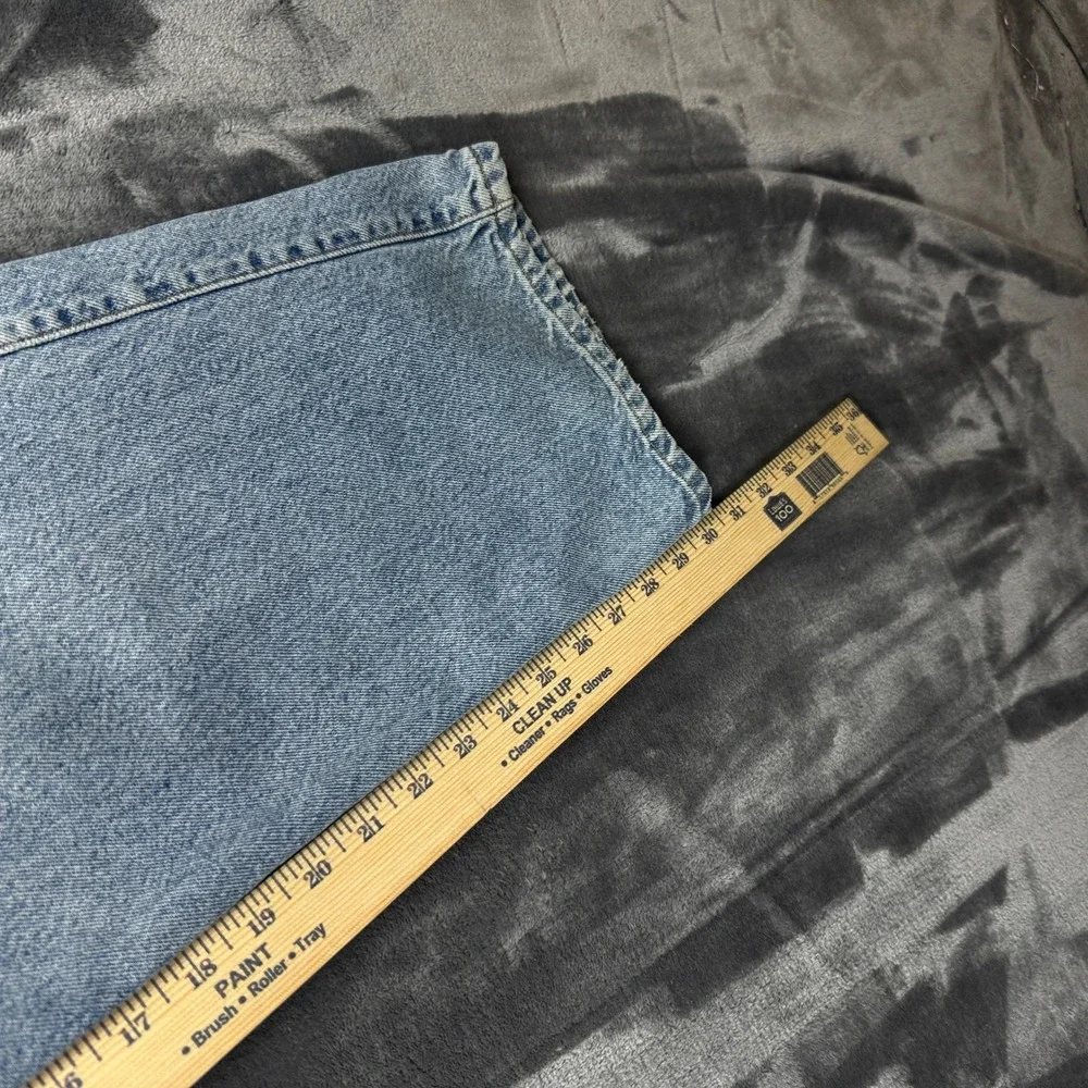 Levi's Orange Tab Jeans Mens 40x30 Light Wash Distressed Straight Leg Vintage